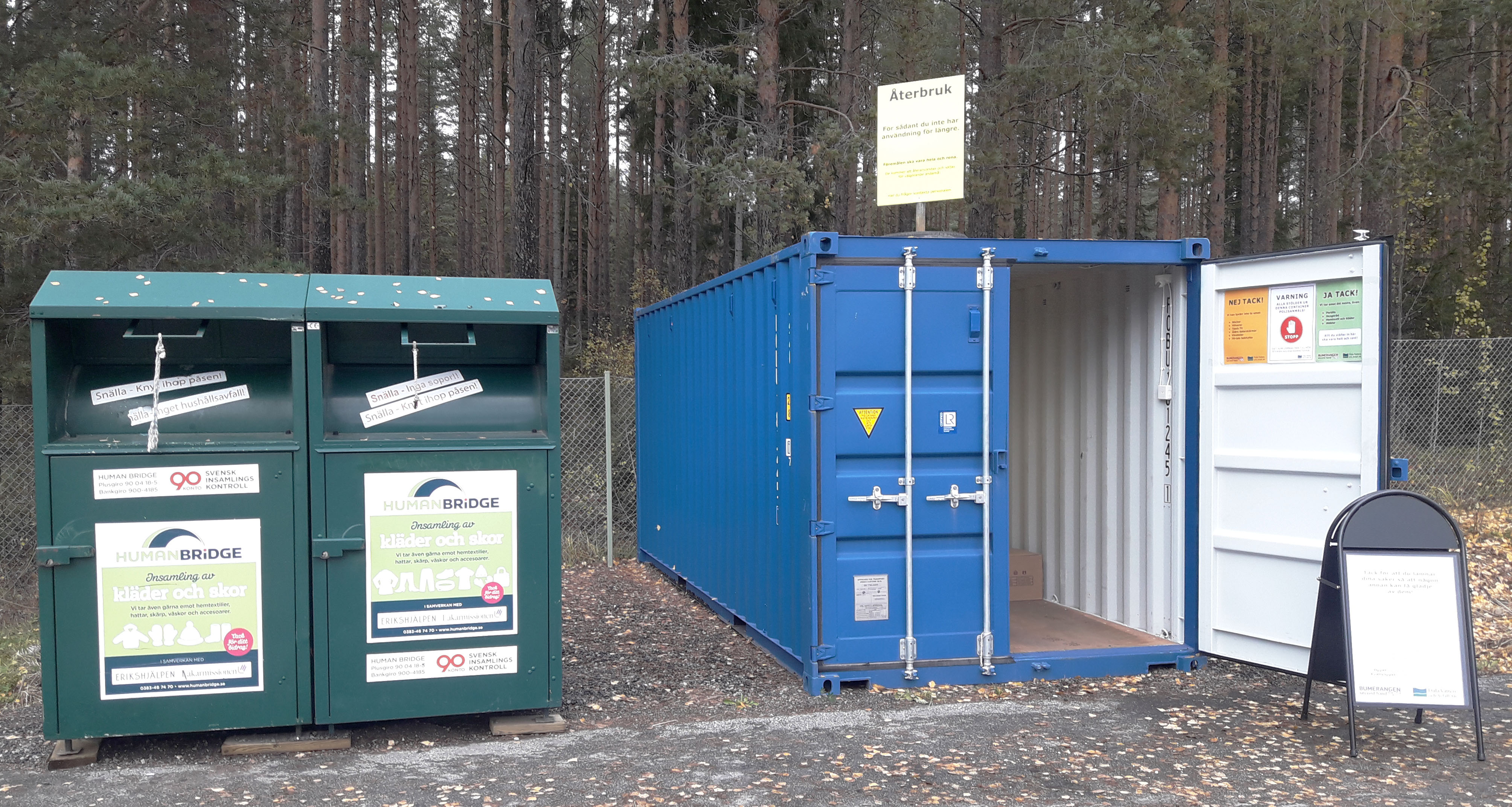 Container för återbruk Vansbro